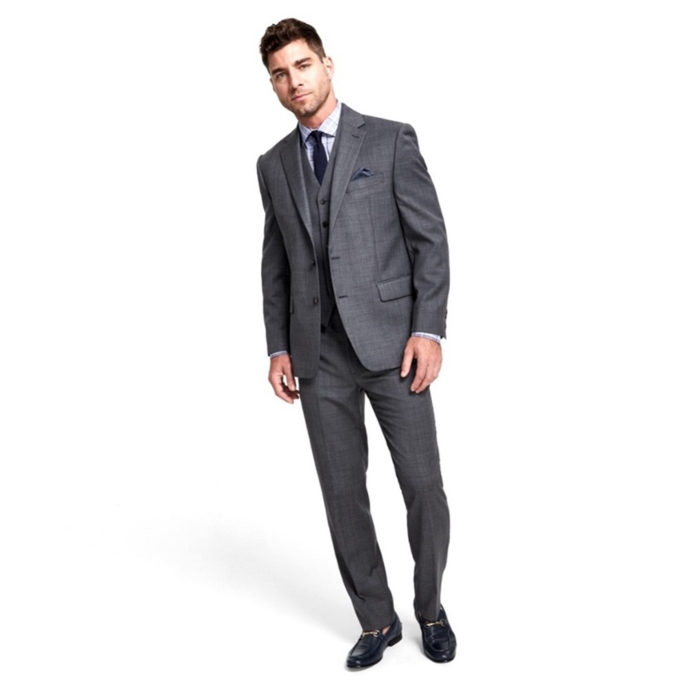 Ralph Lauren Men’s Blue Label 2-Piece Athletic Fit Suit 44Long 38Wide
